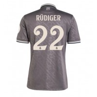 Real Madrid Antonio Rudiger #22 Tredjedrakt 2024-25 Kortermet